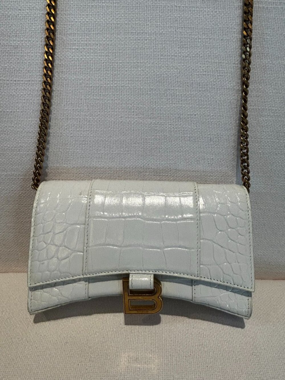 Balenciaga White Leather Bag